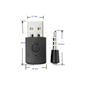Miniatyrbilde 3 av 5: USB Bluetooth Adapter Dongle for PS4, Trådløs Bluetooth Adapter Dongle Mottaker & Sender