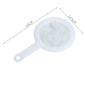 Miniatyrbillede 5 af 5: Ultra Fin Nylon Net Si Plast Si Filter Ske til Sojamælk Kaffe Mælk Yoghurt Juice (200#)
