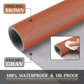 Miniatyrbilde 3 av 6: Skrivebordsmatte, Skrivebordsmatte, Skrivebordsmatte 40cm x 80cm, Laptopmatte, Skrivebordsmatte for Kontor og Hjem, Dobbeltsidig (Brun)
