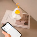 Miniatyrbild 3 av 4: Bird's Nest Time Väckarklocka USB Uppladdningsbar Timer LED Light Companion Sleeping Väckarklocka
