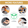 Miniatyrbild 2 av 7: Stretch- cover Printed sofföverdrag Loveseat-överdrag för 2-kuddar soffsoffor Elastiskt universal möbelskydd med 1 örngott (Medium, Grå