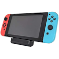 Miniatyrbild 3 av 4: Switch Lite Laddningsställ - Mini Charging Display Dock med USB Typ C-port för Nintendo Switch/Switch Lite 2019 Portable Gaming System (svart)