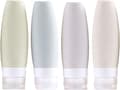 Tom silikonflaska reseflaskor 4 delar set för parfym, schampo, lotion, tvålschampo etc - (90 ml kapacitet)