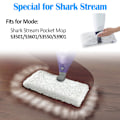 Miniatyrbillede 6 af 7: 4-pak moppehovederstatninger til Shark Steam Pocket Mop S3500, S3601, S3550 S3901, Shark Pocket Mop erstatning