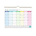 Miniatyrbild 1 av 6: Väggkalender 2024, januari 2024-decomber 2024, 10" x 13", markerade helgdagar, planeringskalender, tjockt papper