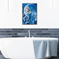 Miniatyrbild 7 av 7: DIY vuxen diamond painting kostym diamant konst kostym diamant prick vuxen kostym röd fjäril fe full diamant mosaik mönster konst diamant vägg konst