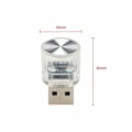 Miniatyrbild 2 av 5: 1x minilampa glödlampa tillbehör USB LED bilinteriör Neon Atmosphere Ambient Light，blått