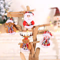 Miniatyrbillede 4 af 5: 2 julesokkegaver poser Julemand Julemands slikpose stereo dukke dekorative julesokkegaver pose 45*22cm
