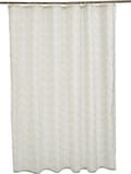Tryckt duschdraperi i tyg 180 x 180 cm Chevrons Beige