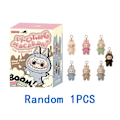 Miniatyrbilde 1 av 5: 1 stk POP MART Første generasjons LABUBU The Monsters Exciting Macaron Plysjdukker Figur Leker Blind Boxes (Farge Tilfeldig)