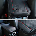 Miniatyrbild 4 av 5: 1X Bilarmstöd Cover Center Console Box Pad Protector Tillbehör Trims， Helsvart
