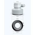 Miniatyrbild 6 av 7: Adapter B för Intex Pool, 1,25" till 1,5" typ B slangadaptrar för pumpar och saltvattensystem (4st)