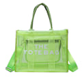 Miniatyrbild 1 av 3: Ny transparent crossbody väska kvinnligt mode tidvatten stor kapacitet axel  Tote väska blue