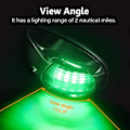 Miniatyrbillede 2 af 6: 2 STK LED Bådnavigationslys, Bådbovlys, Marine Bådnavigationslampe. Perfekt til Ponton, Skeeter, Power Boat og Skiff (Elektropletteret sølv