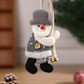 Miniatyrbild 3 av 4: 3 julgransprydnader med klockor Old Man Snowman Älgdocka 20,5*10,5 cm