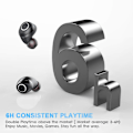 Pikkukuva 5 / 7: Bluetooth 5.1 -kuulokkeet, 3D Hi-Fi Stereo langattomat kuulokkeet IPX7 vedenpitävät, Bluetooth-kuulokemikrofoni mini-pikalatauskotelolla ja mikrofonilla, superkevyet,