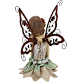 Miniatyrbild 4 av 5: Fannie the Garden Fairy Sittande Staty, 21 cm, Polyresin, Full Color Palette