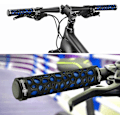 Miniatyrbilde 5 av 6: 1 Par MTB Styregrep, acex Ergonomisk Sykkelgrep 2 Deler, Sklisikkert MTB-grep med Dobbel Låsediameter 22mm, Blå