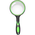 Miniatyrbild 2 av 5: Large Magnifier 10X Handheld Reading Magnifier för seniorer och C