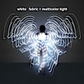 Miniatyrbild 2 av 6: LED magdans Isis Wings magdans självlysande ängladansvingar med teleskopstavar vuxen flexibla stavar vita