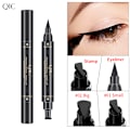 Pikkukuva 2 / 5: 2 kpl Eyeliner Aloittelijoille Turvallinen Kaksipäinen Nestemäinen Eyeliner Vedenpitävä Ei-Huimaava Silmä