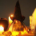 Miniatyrbillede 3 af 6: Halloween Grim Hætte Kappe Cosplay Kostumer Hætte Poncho C