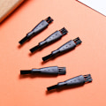 Miniatyrbillede 3 af 6: 10 stk. Elektrisk Barbermaskine Rensebørste Udskiftning Elektrisk Barbermaskine Rensebørster (sort)