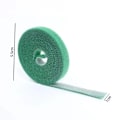 Miniatyrbild 5 av 5: 50m Självhäftande Nylon Buntband Grön Justerbar Konstruktion Loop Support Trädgårdsgarn Återanvändbart Fästelement
