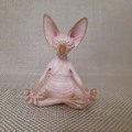 Pikkukuva 2 / 3: Meditaatiokissa Meditoiva Ajatteleva Kissa Kodin Sisustusesineet