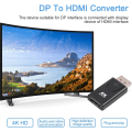 Miniatyrbild 4 av 6: 2-pack DisplayPort till HDMI Adapter 4K, Guamar Display Port till HDMI (Monitor), Guldpläterade DP hane till HDMI honkontakter för HP Laptop, PC, Compute