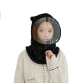 Miniatyrbillede 1 af 5: Vinter Udendørs Rideudstyr Maske og Kuldebeskyttende Hovedbeklædning (SORT)