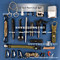 Miniatyrbild 3 av 3: 2024 Ny Survival Kit Advent Calendar Outdoor Blind Box Outdoor Enthusiast Christmas Blind Box Tools With Parachute Cord Flashlight For Hiking Camping