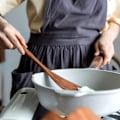 Miniatyrbild 2 av 6: Träslevar för matlagning, 7 st träredskap för matlagning i teakträ, köksredskapssats i trä,  köksskedar i teak i trä