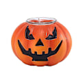 Miniatyrbilde 1 av 7: Halloween Spøkelseansikt Gresskar Lysestake Lyslampe Skrivebord D