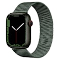 Miniatyrbilde 3 av 6: Mesh-klokkereim i rustfritt stål for menn og kvinner, egnet for Apple Watch 7 Milan-reim (Sølv 38/40/41mm)