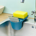 Miniatyrbild 4 av 4: 2 Diskbänk Avloppsställ Korg Sugkopp Ätpinne Disktrasa Förvaringskorgar Svamp Kranhållare Hushållskökstillbehör