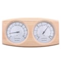 Miniatyrbillede 1 af 5: Sauna Termometer 2 I 1 Træ Termo Hygrometer Termometer Hygrometer Damp Sauna Tilbehør