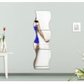 Pikkukuva 3 / 5: 6 kpl 3D Aaltoileva Peiliefekti Seinätarra Kotisisustus Olohuone Makuuhuone Sohva TV Seinätaide Sisustus Seinäsisustus