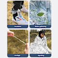 Miniatyrbild 3 av 6: Termiska nödfiltar-rymdfilt-överlevnadskit-campingfilt (4-pack)perfekt för utomhusbruk,vandring,överlevnad,maratonlopp i buggoutväska