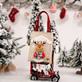 Miniatyrbillede 3 af 6: Julegavepose Tote Bag Lange Ben 3D Figurine Jule slikpose Børns Julegaver (Jule Elk)