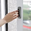 Pikkukuva 5 / 5: Itseliimautuva Välitön Laatikon Vedin Apuväline Keittiön Kaapin Oven Ikkunan Kahva, 2 kpl (harmaa)