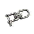 Miniatyrbillede 4 af 5: Rustfrit stål 304 316 cirkel gaffel drejelig drejelig ring sjækel drejelig kæde drejelig ring - 4mm