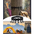 Miniatyrbild 1 av 5: Krokar för utomhusbruk, utomhusutrustning för camping, bergsklättring och vandring (6-pack)