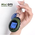 Miniatyrbild 4 av 5: Mini GPS-navigering, bärbar Utomhus Location Finder Tracker Handhållen med Kay-kedja USB Uppladdningsbar för utomhusvandring Reser Jakt Wild Explore