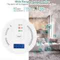 Miniatyrbilde 4 av 7: Karbonmonoksiddetektor CO-alarmdetektor Monitor for hjemmesikkerhet