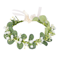Miniatyrbild 1 av 5: Handgjorda Justerbar Blomma Brudkrans Simulering Blomma Huvudbonader Handgjorda Håraccessoarer Bröllopssmycken