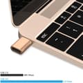 Pikkukuva 3 / 5: USB C - USB -sovitin (2 kpl), USB-C - USB 3.0 -sovitin, USB Type-C - USB -sovitin, (Kulta)