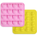 Miniatyrbild 1 av 5: Molds för anka och gris, set med 2 st non-stick molds av livsmedelskvalitet för choklad, godis, gelé och isbit