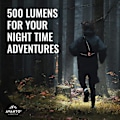Pikkukuva 5 / 7: 1000 Lumenin USB-ladattava pyöränvalosarja, 3 LED-pyörän etuvaloa