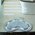 Miniatyrbild 2 av 6: Badrumsmattor, badmattor, badfiltar, maskintvättbara, absorberande, halkfria, tjocka, mjuka, mikrofiber, dörrmattor inomhus och utomhus, lämpliga